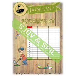 Skriveblokke A4 til minigolf