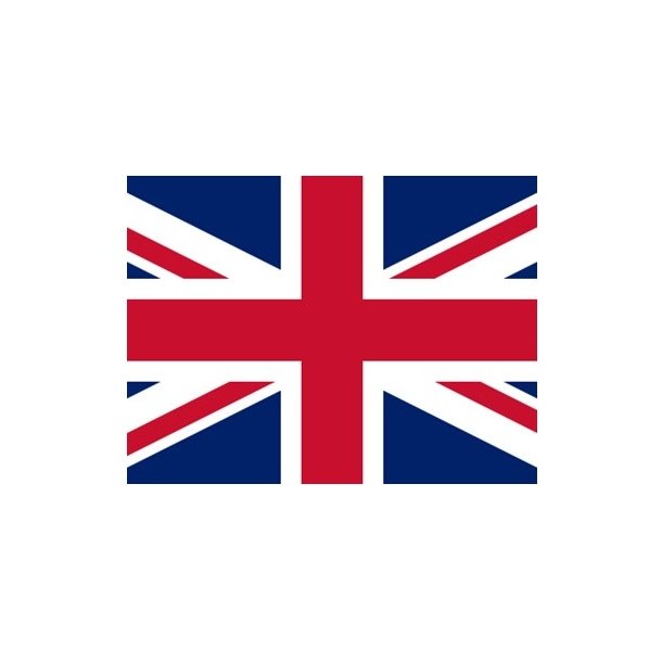 Britisk flag klisterm�rke