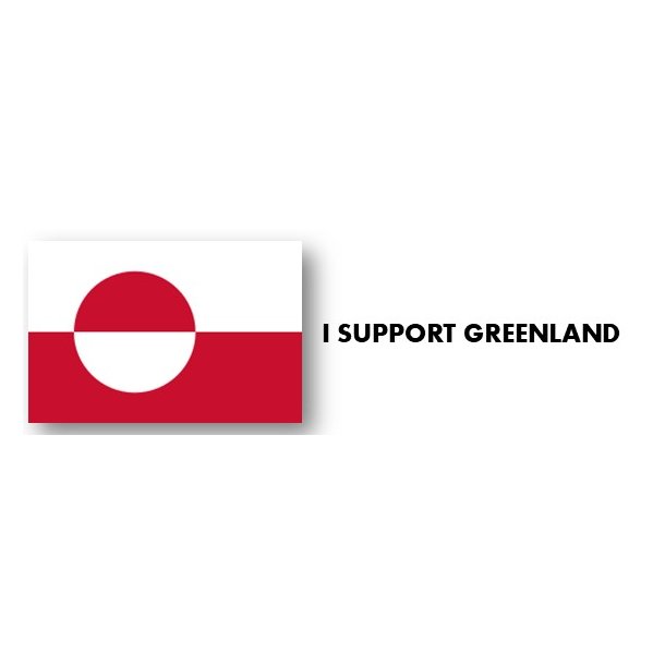 I support Greenland klisterm�rke