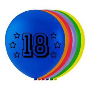 Latex balloner med tal